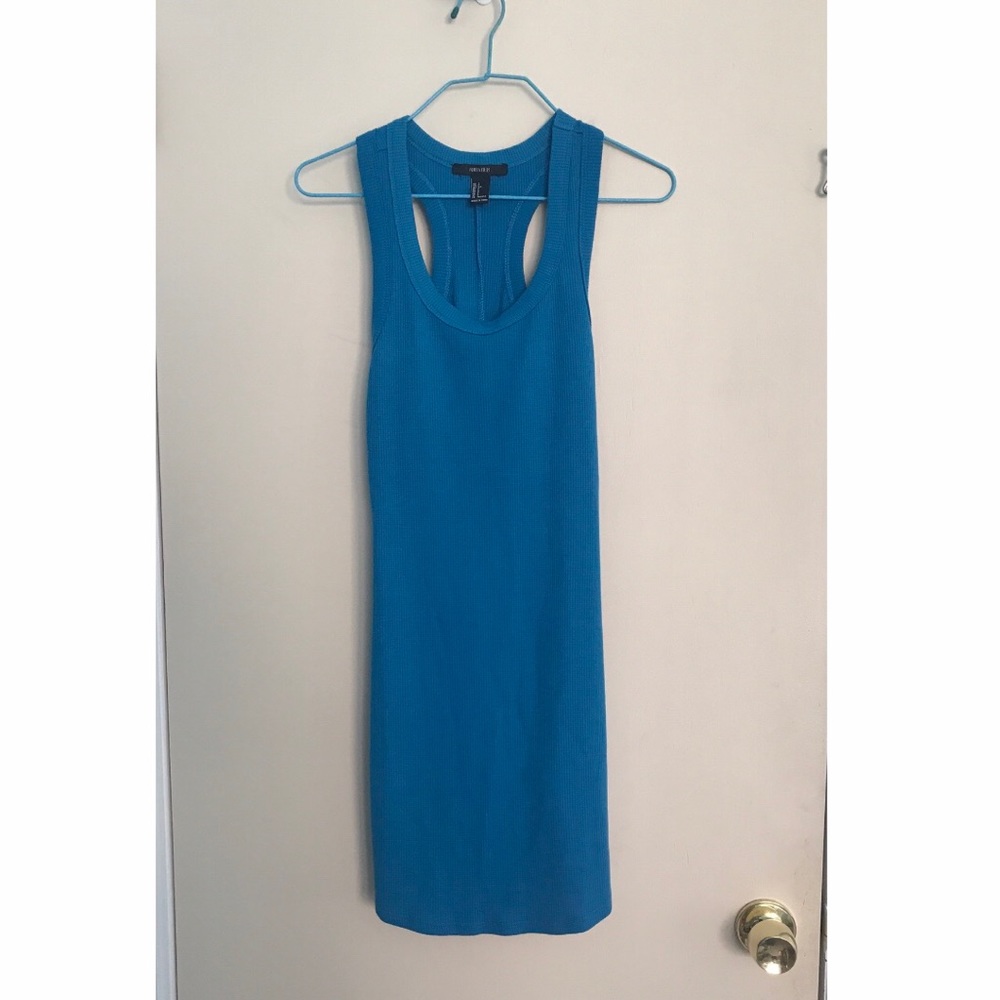Forever 21 blue tank dress